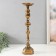 Summary Metal for 1 candle "Faust" aged bronze 11x11x48.5 cm