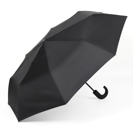 Automatic umbrella "monoton", 3 additions, 8 spokes, r = 48 cm, black color-4