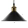 Lamp Bayerlux 1244/1bk E27 40W Black 22x22x8.5-108 cm