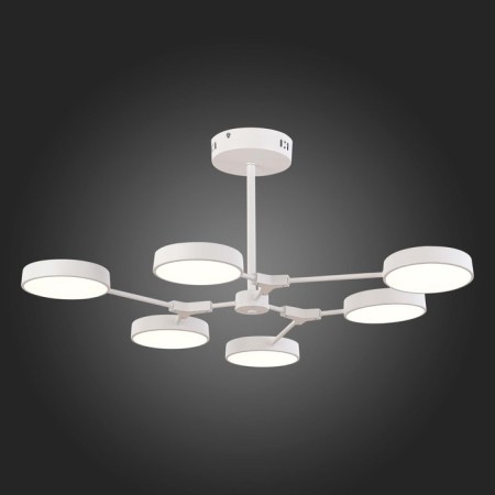 Ceiling EVOLUCE lamp. Sle6003-502-06. Monta. 6x10 watts, LED, 3000K-6000K, 6600 LM, 89x89x32 cm, white color-2