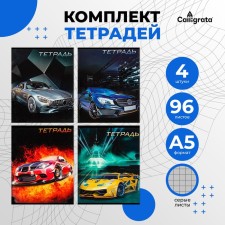 A set of notebooks of 4 pieces, 96 sheets in the Calligrata Car 