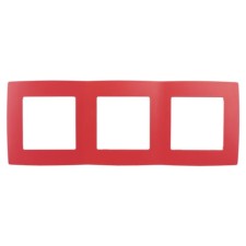 The frame for the switch for 3 posts, era12, red