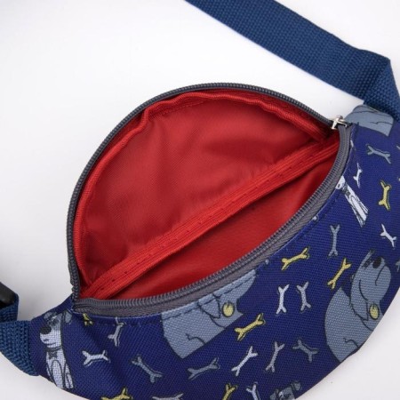 Board children's belt on a zipper, blue color-2