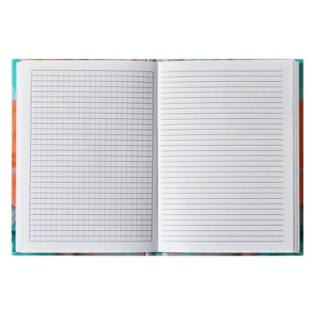 Notebook, A6, 64 sheets, in a cage/ruler, "delicate flair", a solid cover, matte lamination, an offset block 60g/m2-3