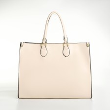 Women's bag with lightning, milk color