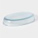 Oval glass oval dish, 32 × 22 × 5 cm