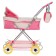 Puppet stroller No. 16, pink color with gray