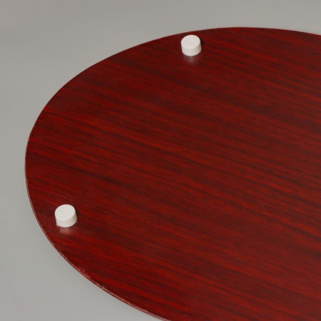 The toilet seat with the lid "Natural tree", 45 × 35 cm, color nut-3