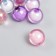 Acryl bead with the undermined hole "Ball - Color inside" NR 10 Color 1.5x1.5x1.5 cm 789263