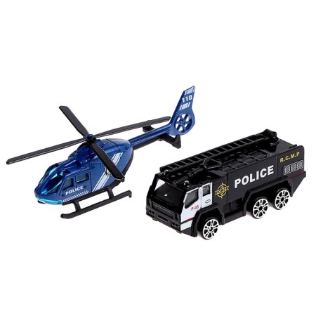 Parking "Police Party", with a metal machine and a helicopter-13