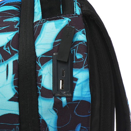Youth backpack 39 x 30 x 17, ergonomic back, Davente Label 19l, + USB Pofigizm 7032442-16