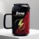 Ceramic mug “Time to charge”, 250 ml, red color