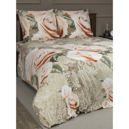 Bed Lowworm euro Amore Mio, size 200x210 cm, 200x215 cm, 70x70 cm - 2 pcs, beige color-2