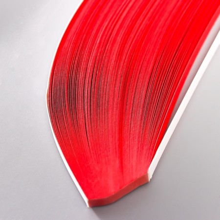 Strips for quilling 120 strips density 120 grams "red" width 0.5 cm length 53 cm-1