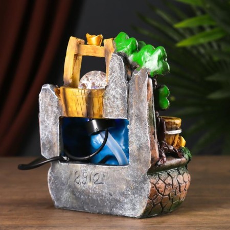 Table Polystone Fountain from the Water Mill network 21x18x15 cm-3