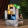 Table Polystone Fountain from the Water Mill network 21x18x15 cm