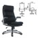 Office Office Brabix Fregat EX-510, Recocied leather, Black