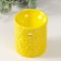 Aroma lamp ceramics "chamomile" yellow 6.7x6.7x7.5 cm