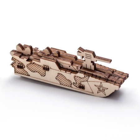 Wooden designer, prefabricated model "Kater. Raptor "-5