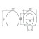 Roca Mateo Zru9302815, polypropylene, without microlyptant toilet