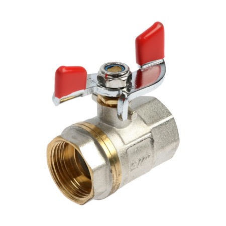 Balloon tap STT, internal/internal thread 3/4 ", butterfly, nickelly brass