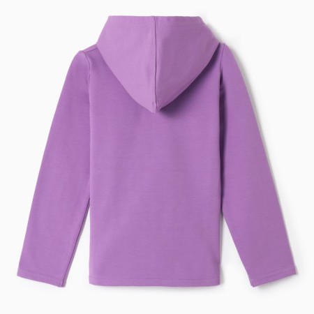 Sweatshirt for girls, lilac color, height 92 cm-3