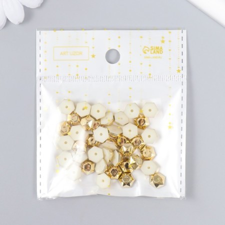 Decor for creativity plastic "Spikes. Multicarrier" set 40 pcs 0.8x0.8x0.4 cm-4