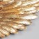 Souvenir Polystone wall decor "Golden Wings" set 2 pcs wing size 18x41x6 cm