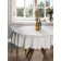 The tablecloth “drawings in the snow”, round, Saten, d = 150 cm