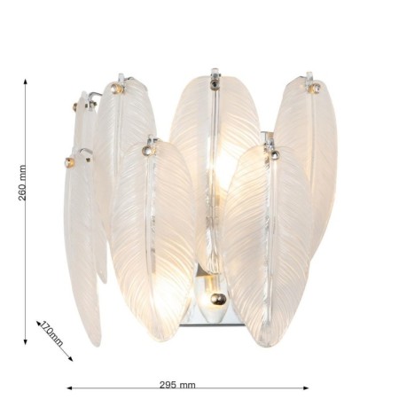 Wall lamp Beluta 295 mm, 170 mm, E14 80W-2