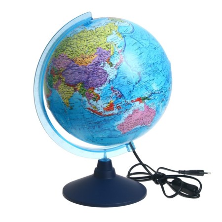 Political Globen Globe, interactive, diameter 250 mm, backlight, with glasses