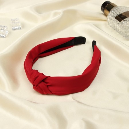Hair cap "Coquet" 3 cm, red