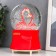 Souvenir Polystone Water Ball Music "Flamingo" is spinning d = 10 cm 15.5x10x10 cm