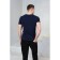 Male T-shirt, size 44, dark blue color