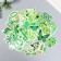 Set of stickers "Green Supers" 50 pcs 3-8.5 cm