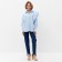 Women's blouse Minaku: Casual Collection Blue Color, Rr. 52