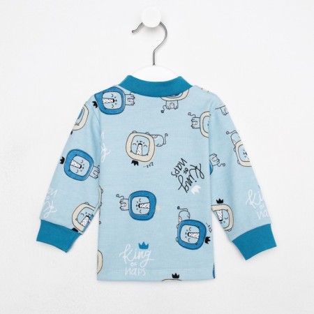Nursery blouse, blue/Leo color, height 68 cm-2