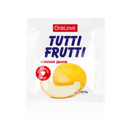 Tutti-Frutti Oralove Gel Smacket Juicy melon, water-based, edible, 4 ml