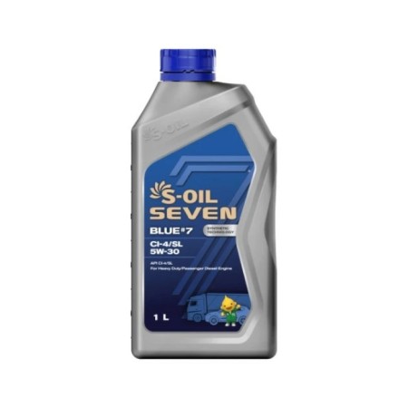 Motor oil S-Oil Blue #7, 5W-30, CI-4/SL, E7, synthetic, 1 liter