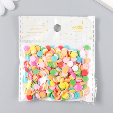 Decor for creativity plastic "Confetti. Brightness" 0.6 cm 20 g-2
