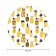 The tablecloth “Fragrant pineapple”, round, Saten, d = 150 cm