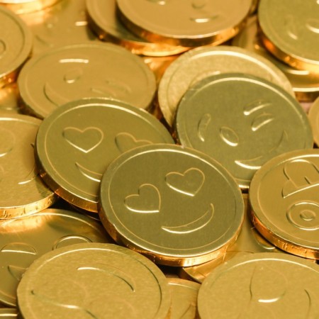 Chocolate coins in the Bank "Smiley", 6 g-3