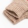 New Year. Double children's mittens, beige color/penguin, size 14 (6-9 years)