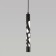 Suspended LED lamp DLR037 12W 4200K, SMD, LED tape, 4x4x38 cm
