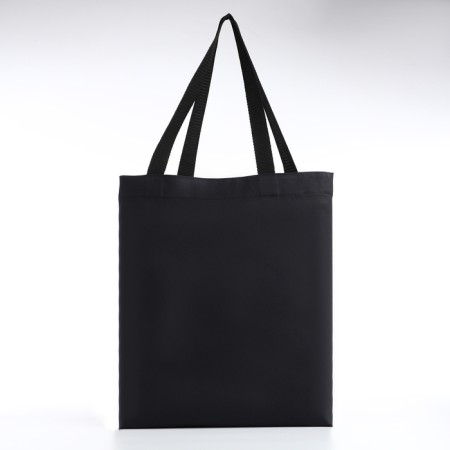 Bag Schoper "Sweet idleness", 35*0.5*40, print with sparkles, without lining, black-4