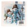 New Year's napkins Paper Home Collection "Friendly Family", 3 layers, 33x33 cm, 20 pcs