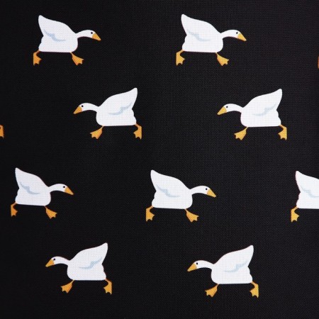 School textile “geese”, 38x14x27 cm, black color-3