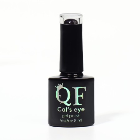 Nail gel polish, Cat`s Eye, 3 phase, 8ml, LED/UV, chameleon/purple color (04)-6