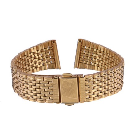 Solomon watch strap, 20 mm, metal, L-17 cm, gold-2