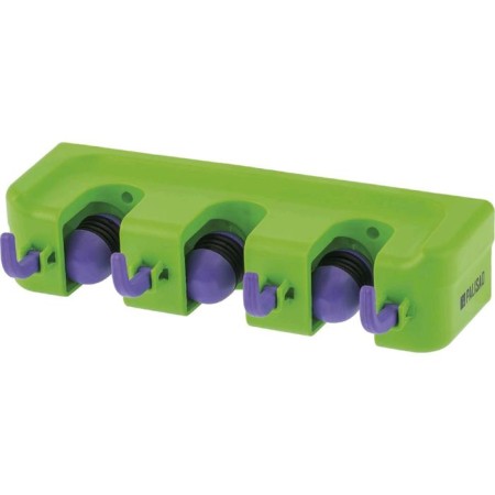 Holder for garden equipment, wall -mounted, under 3 tools, plastic